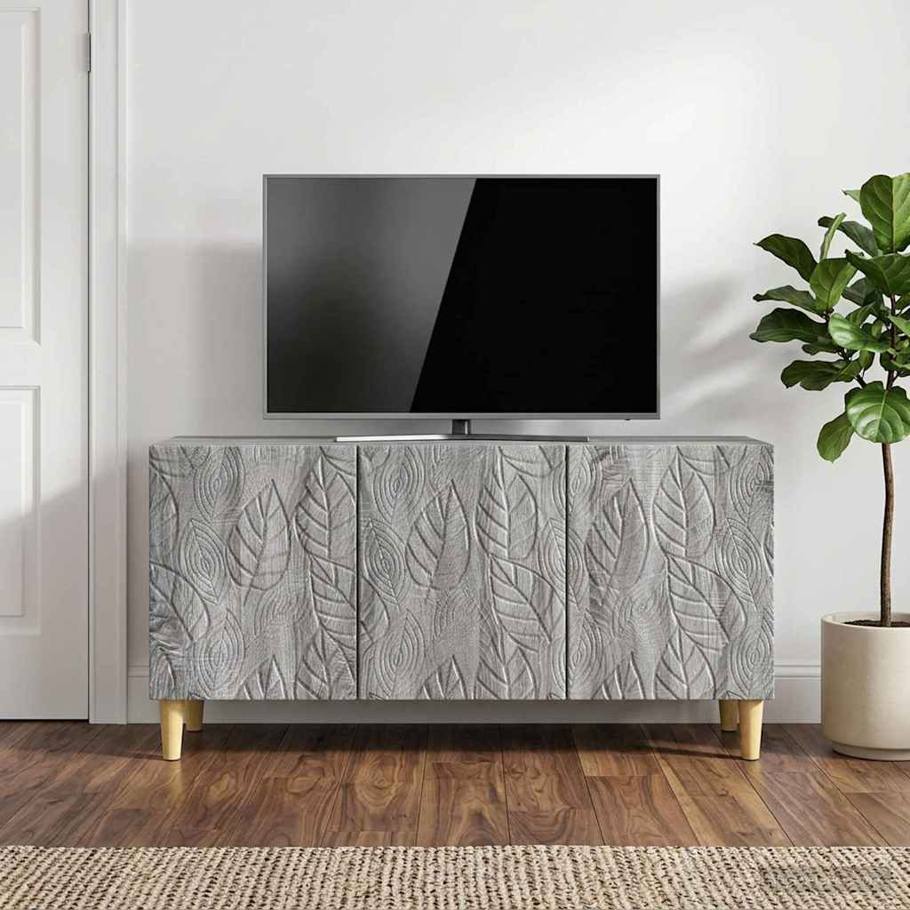 vidaXL TV-Schränk 99 x 34,5 x 50 cm Grau Sonoma Holzwerkstoff