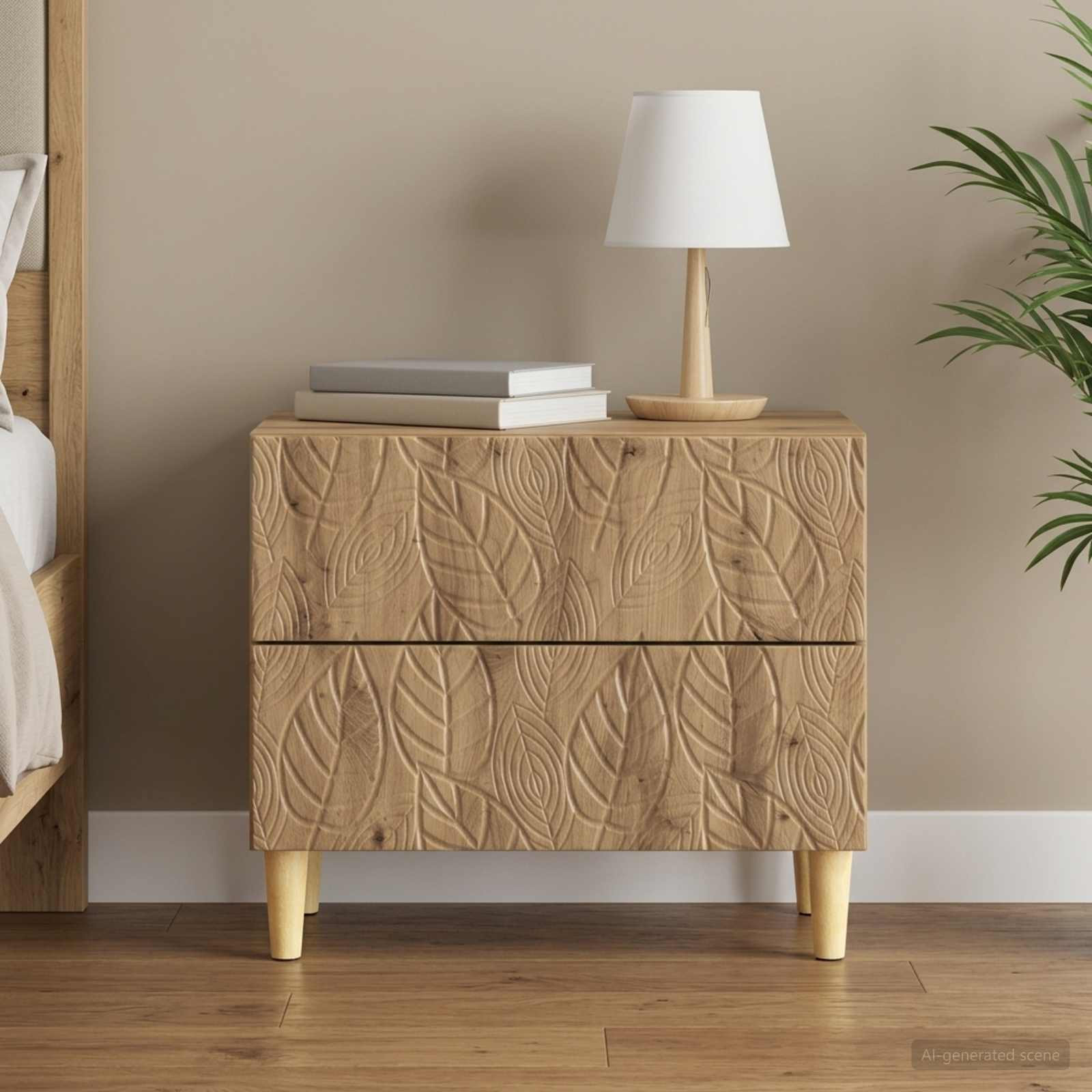 vidaXL Nachttisch Artisan-Eiche 62 x 34,5 x 48 cm Holzwerkstoff