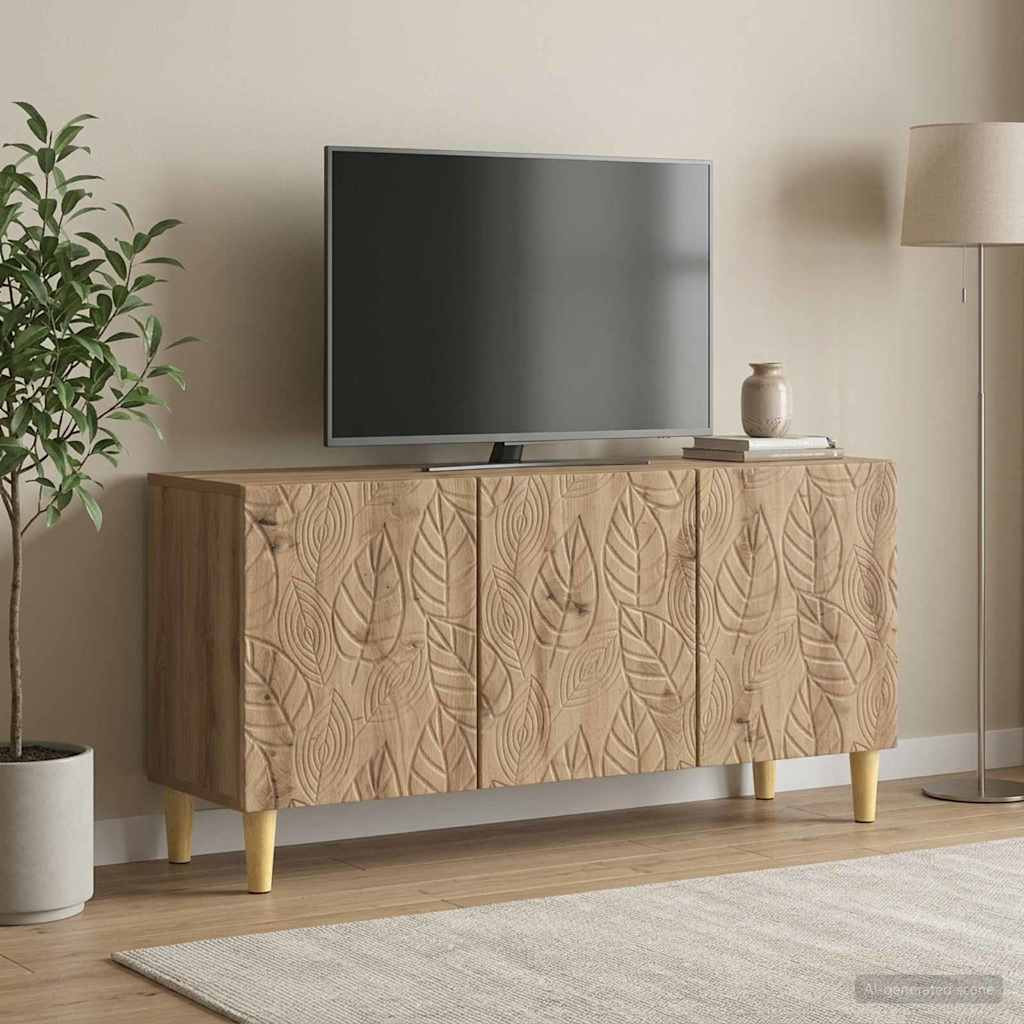 vidaXL TV-Schränk 99 x 34,5 x 50 cm Artisan-Eiche Holzwerkstoff