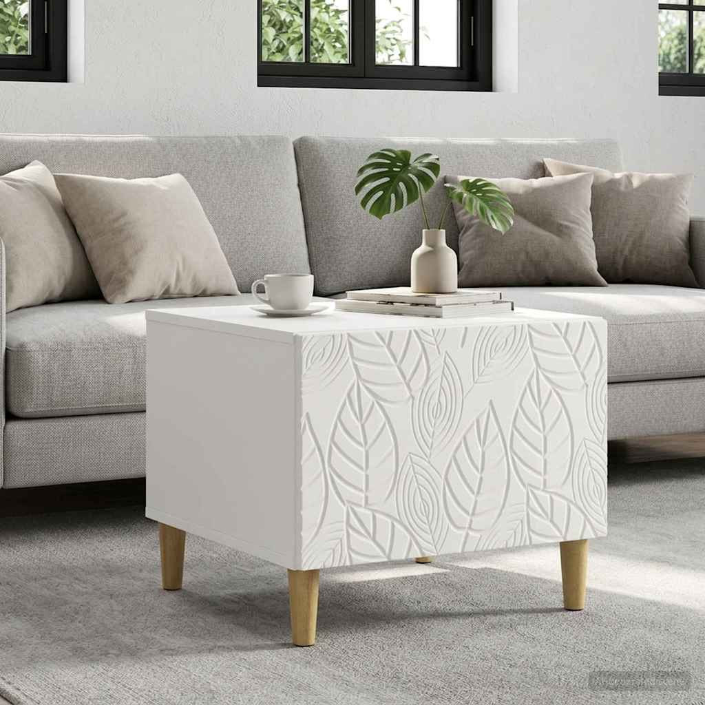 vidaXL Couchtisch Weiß 50 x 49 x 40 cm Holzwerkstoff