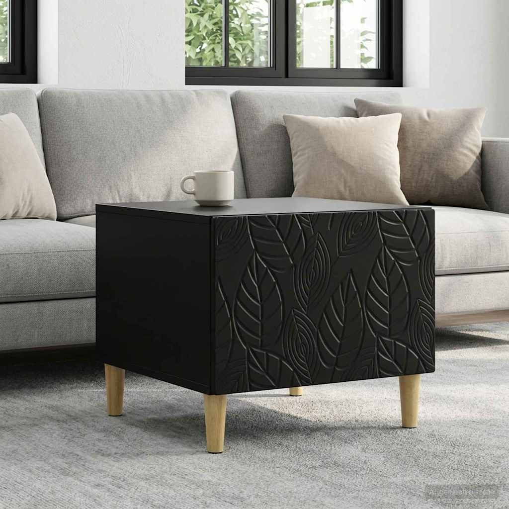 vidaXL Couchtisch Schwarz 50 x 49 x 40 cm Holzwerkstoff