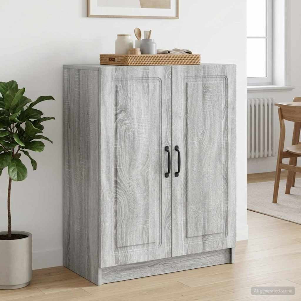 vidaXL Sideboard Graues Sonoma 66 x 34,5 x 87 cm Holzwerkstoff