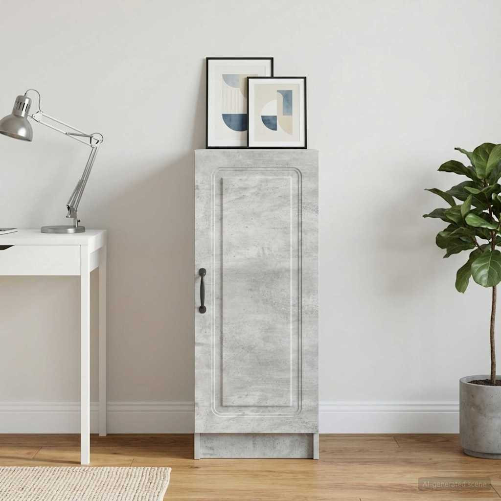 vidaXL Sideboard Betongrau 33 x 34,5 x 87 cm Holzwerkstoff