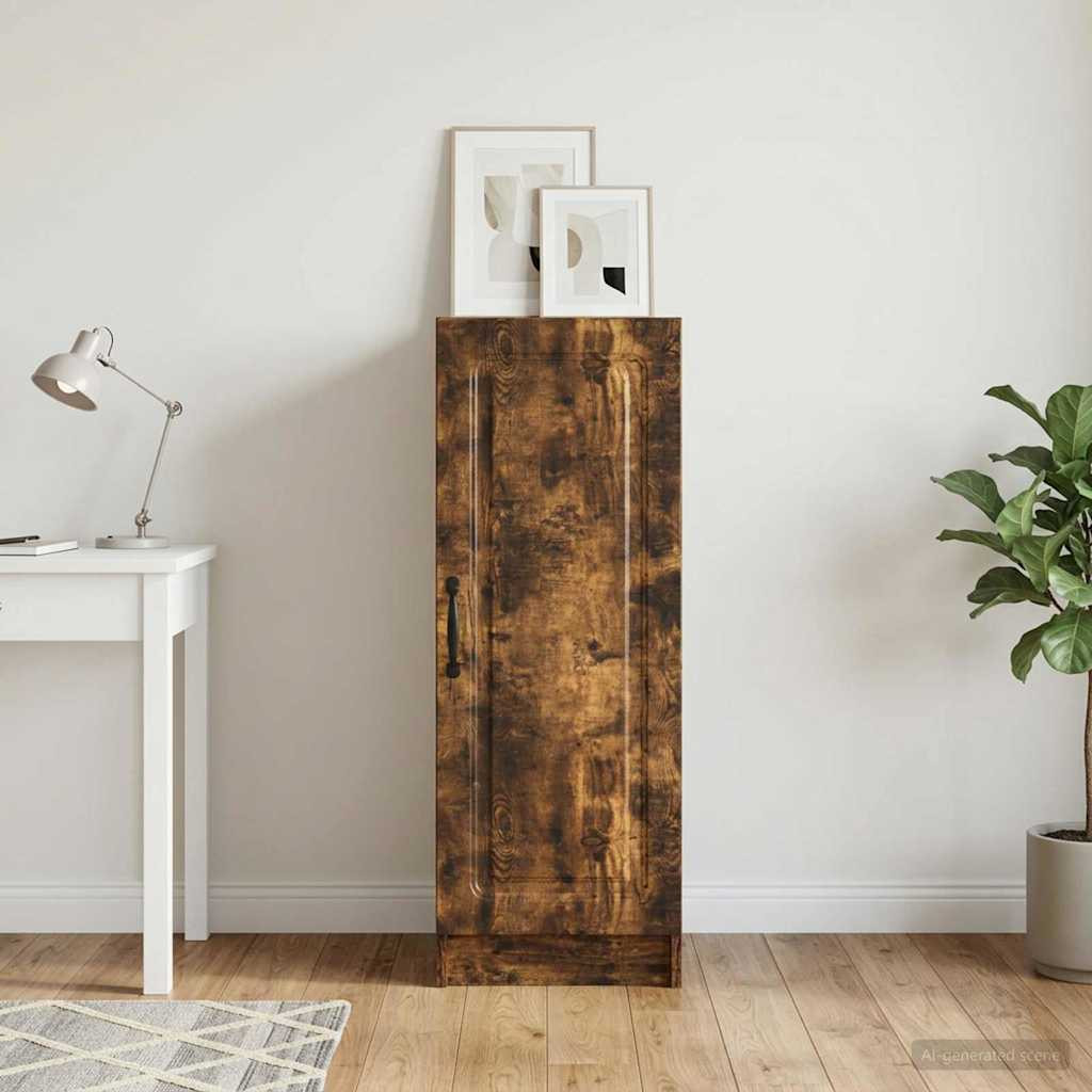 vidaXL Sideboard Geräucherte Eiche 33 x 34,5 x 87 cm Holzwerkstoff