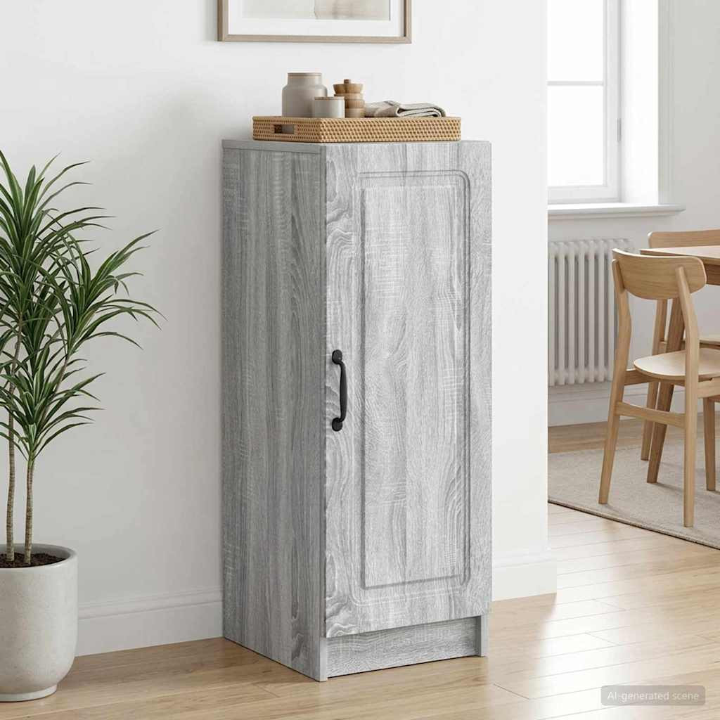 vidaXL Sideboard Graues Sonoma 33 x 34,5 x 87 cm Holzwerkstoff