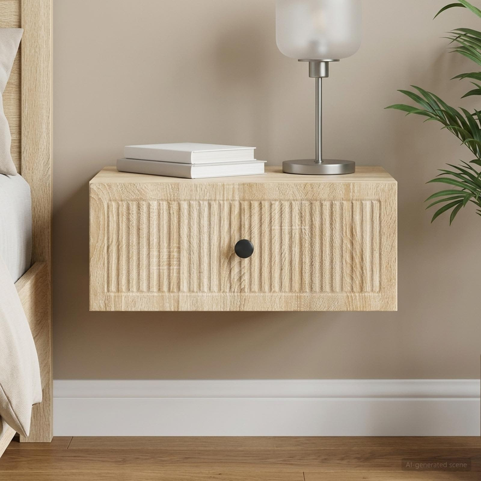 vidaXL Nachttisch Sonoma-Eiche 49 x 34,5 x 20 cm Holzwerkstoff