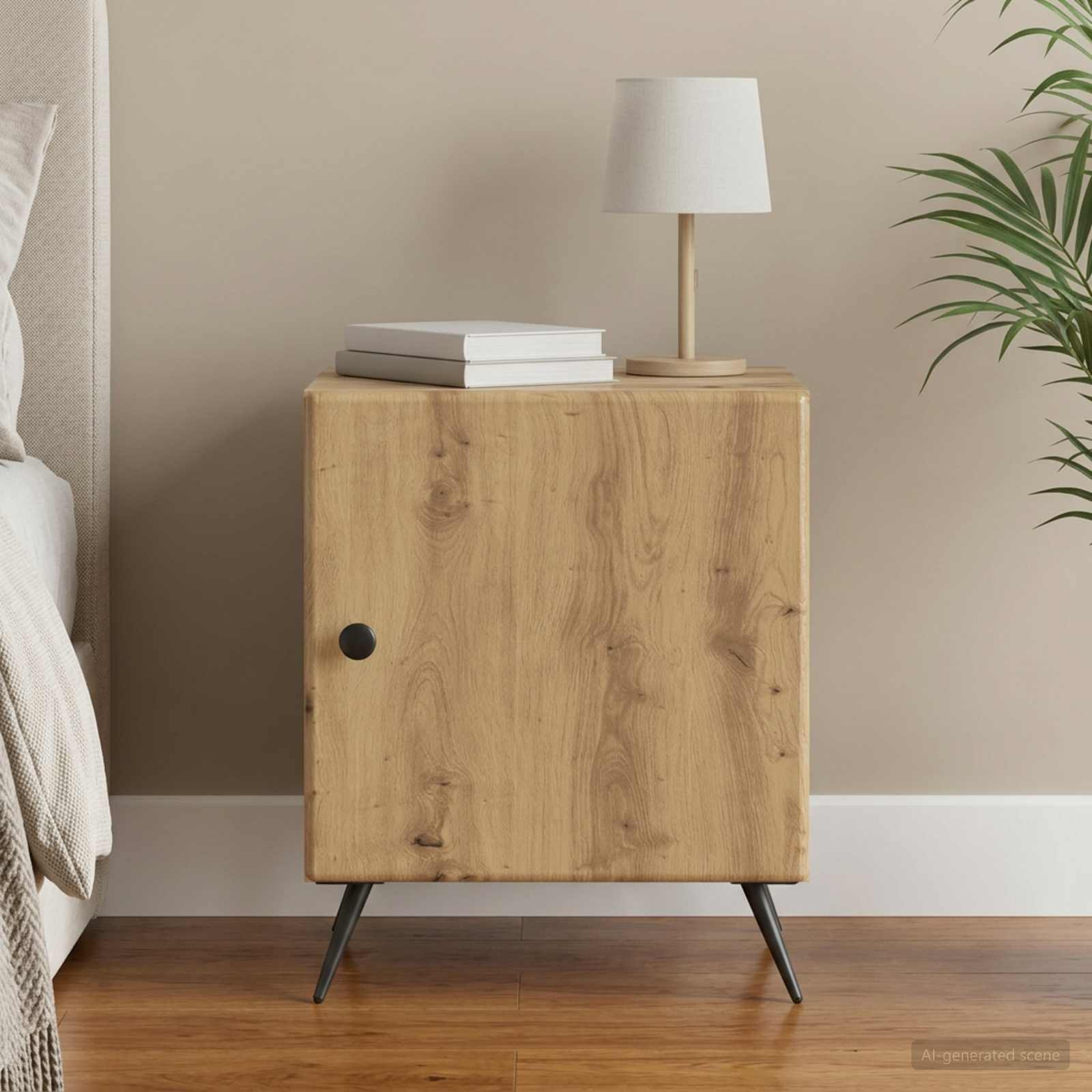 vidaXL Nachttisch Artisan-Eiche 43 x 34,5 x 50 cm Holzwerkstoff