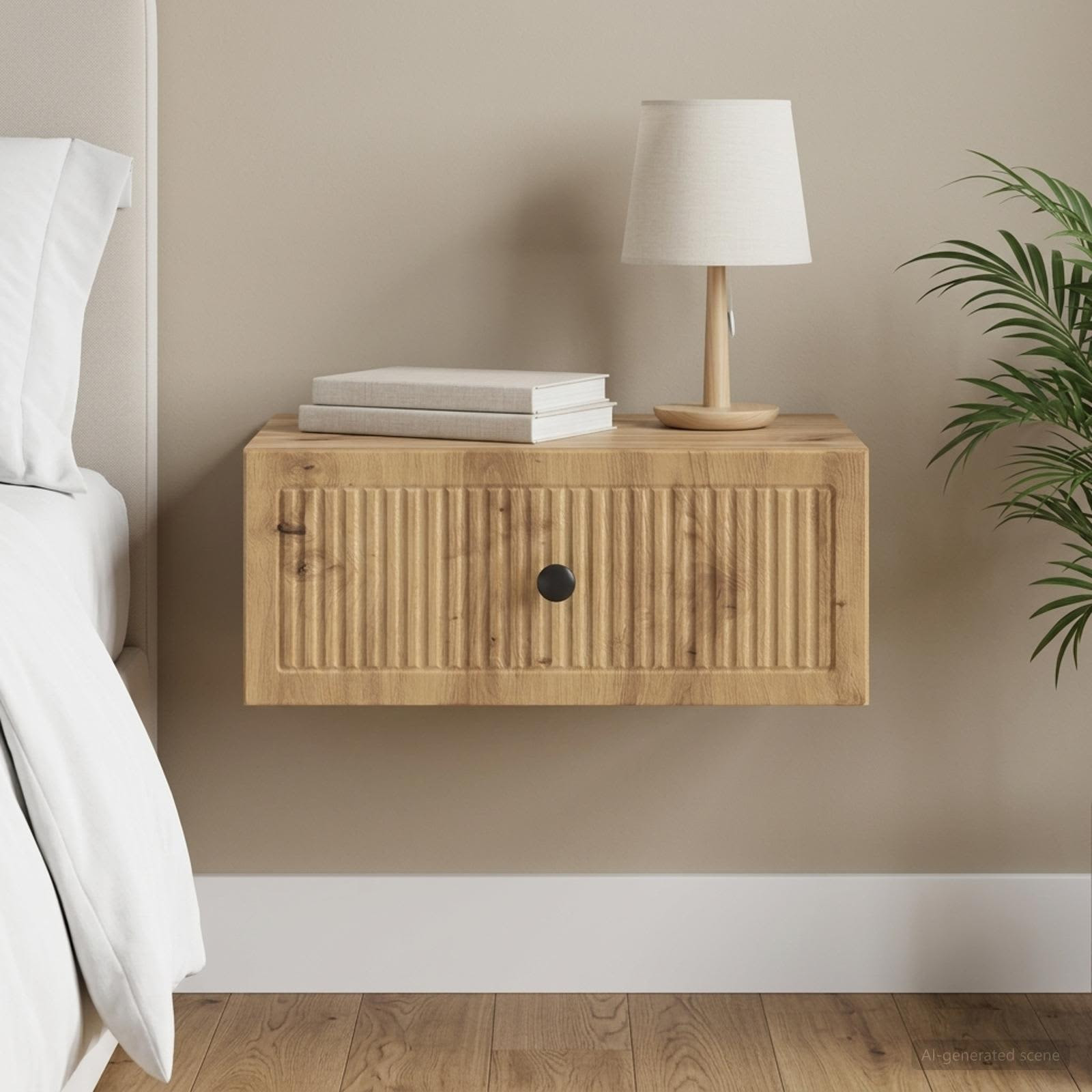 vidaXL Nachttisch Artisan-Eiche 49 x 34,5 x 20 cm Holzwerkstoff