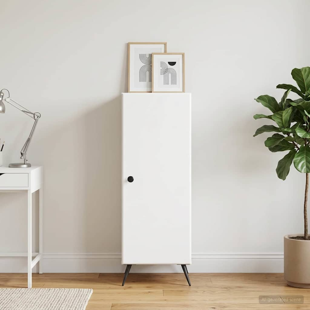 vidaXL Sideboard Weiß 33 x 34,5 x 90 cm Holzwerkstoff