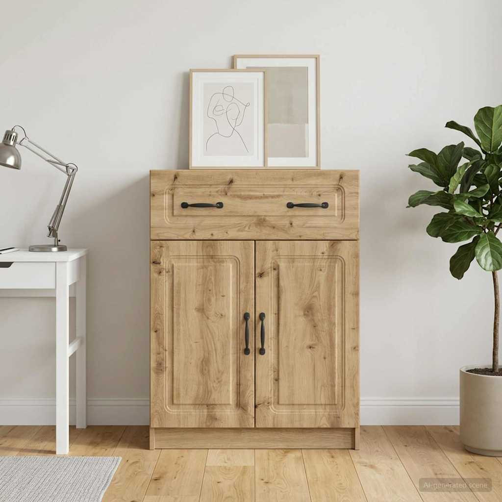 vidaXL Sideboard Artisan-Eiche 66 x 34,5 x 87 cm Holzwerkstoff