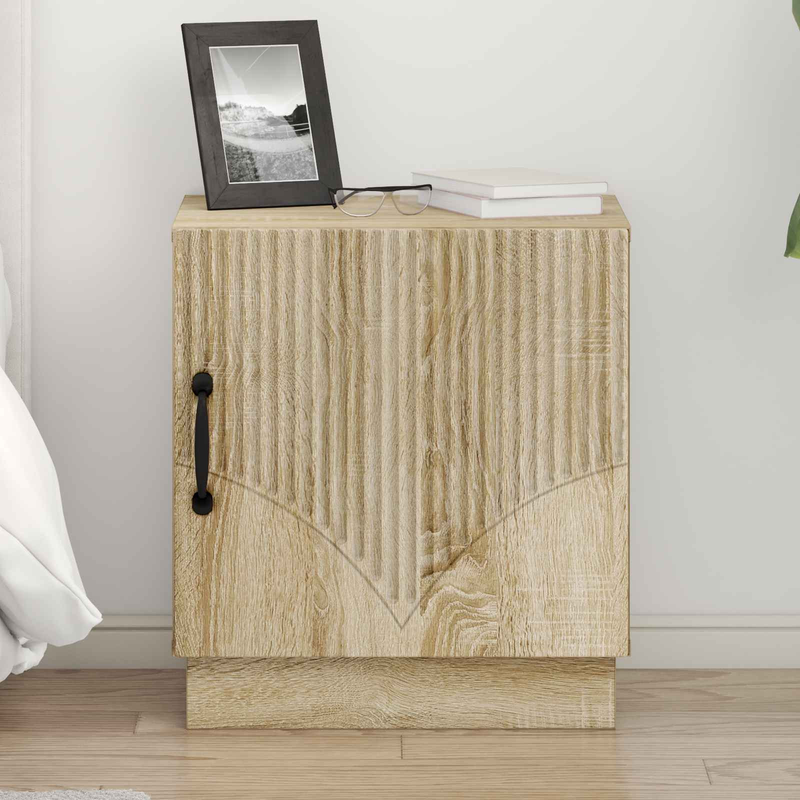 vidaXL Nachttisch 2 pcs Sonoma-Eiche 43 x 34,5 x 47 cm Holzwerkstoff
