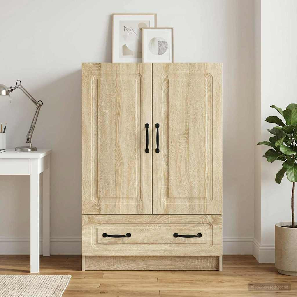 vidaXL Sideboard Sonoma-Eiche 66 x 34,5 x 92 cm Holzwerkstoff
