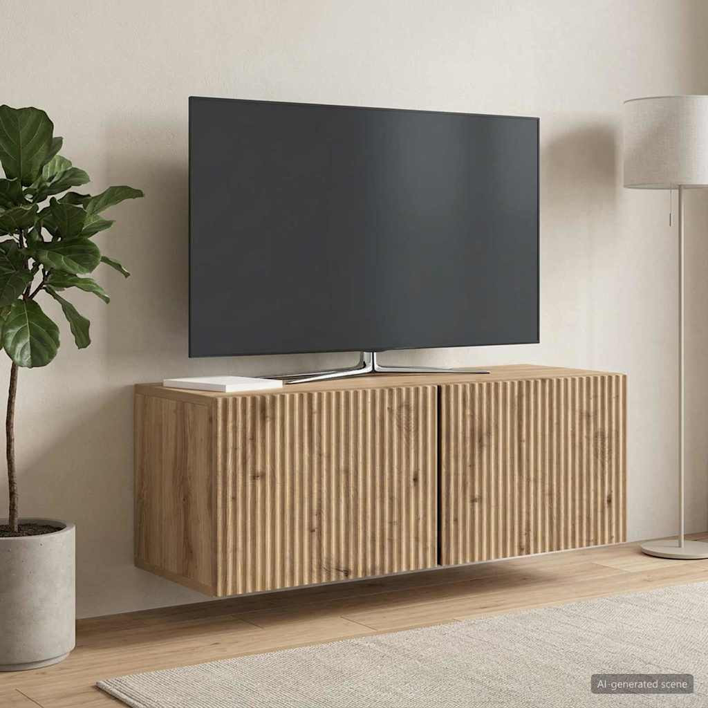 vidaXL Wandmontierter TV-Schrank 78,5 x 31 x 30 cm Artisan-Eiche