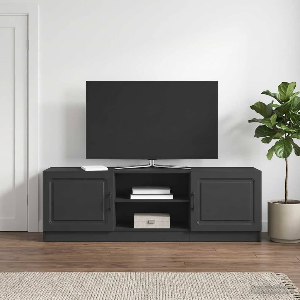 vidaXL TV-Schränk Schwarz 150 x 31 x 47 cm Holzwerkstoff