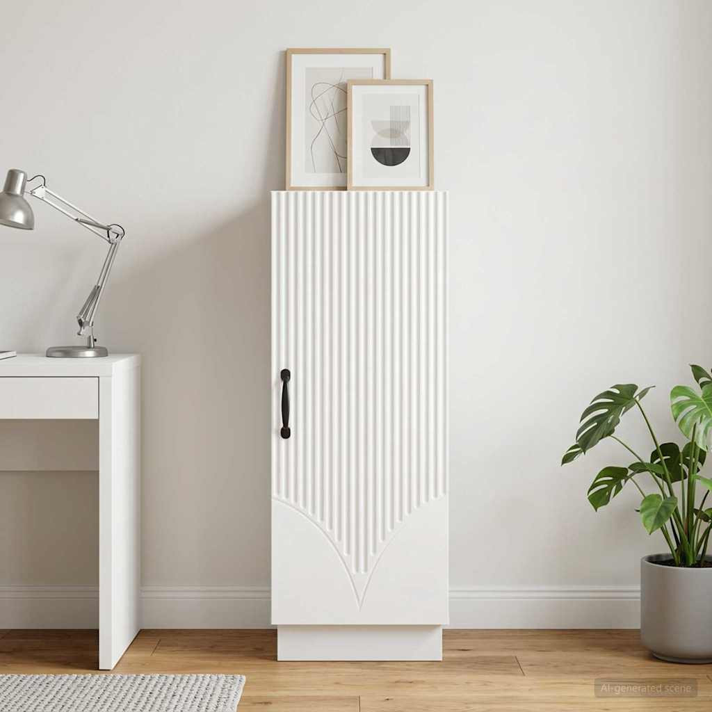 vidaXL Sideboard Weiß 33 x 34,5 x 87 cm Holzwerkstoff