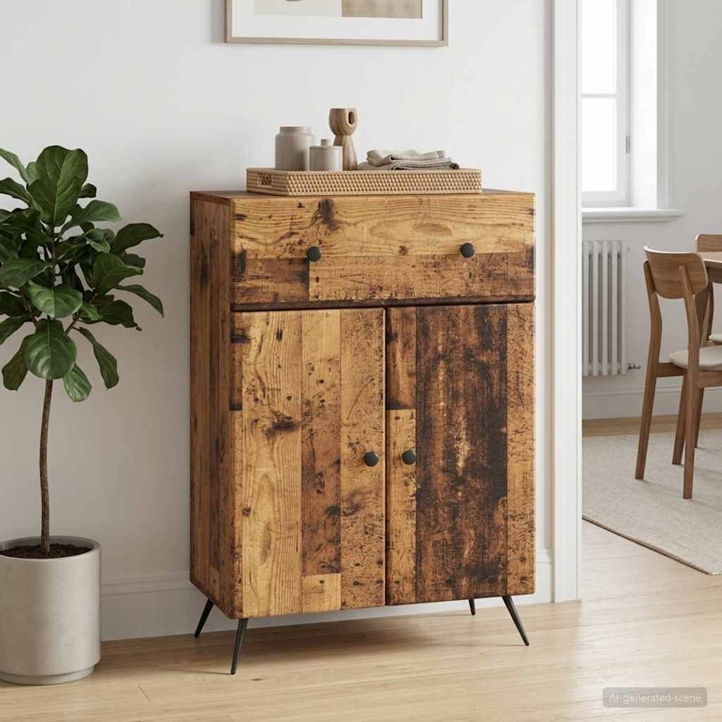 vidaXL Sideboard Altholz 66 x 34,5 x 90 cm Holzwerkstoff