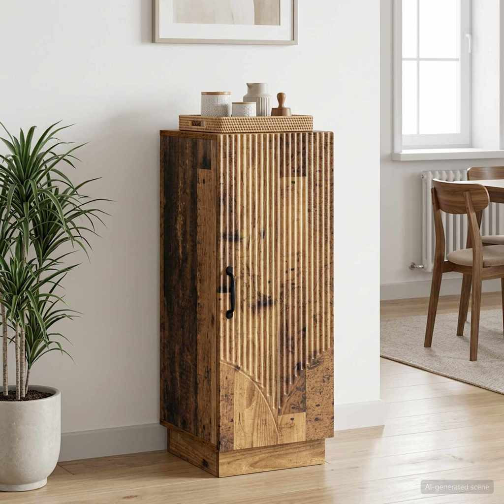vidaXL Sideboard Altholz 33 x 34,5 x 87 cm Holzwerkstoff