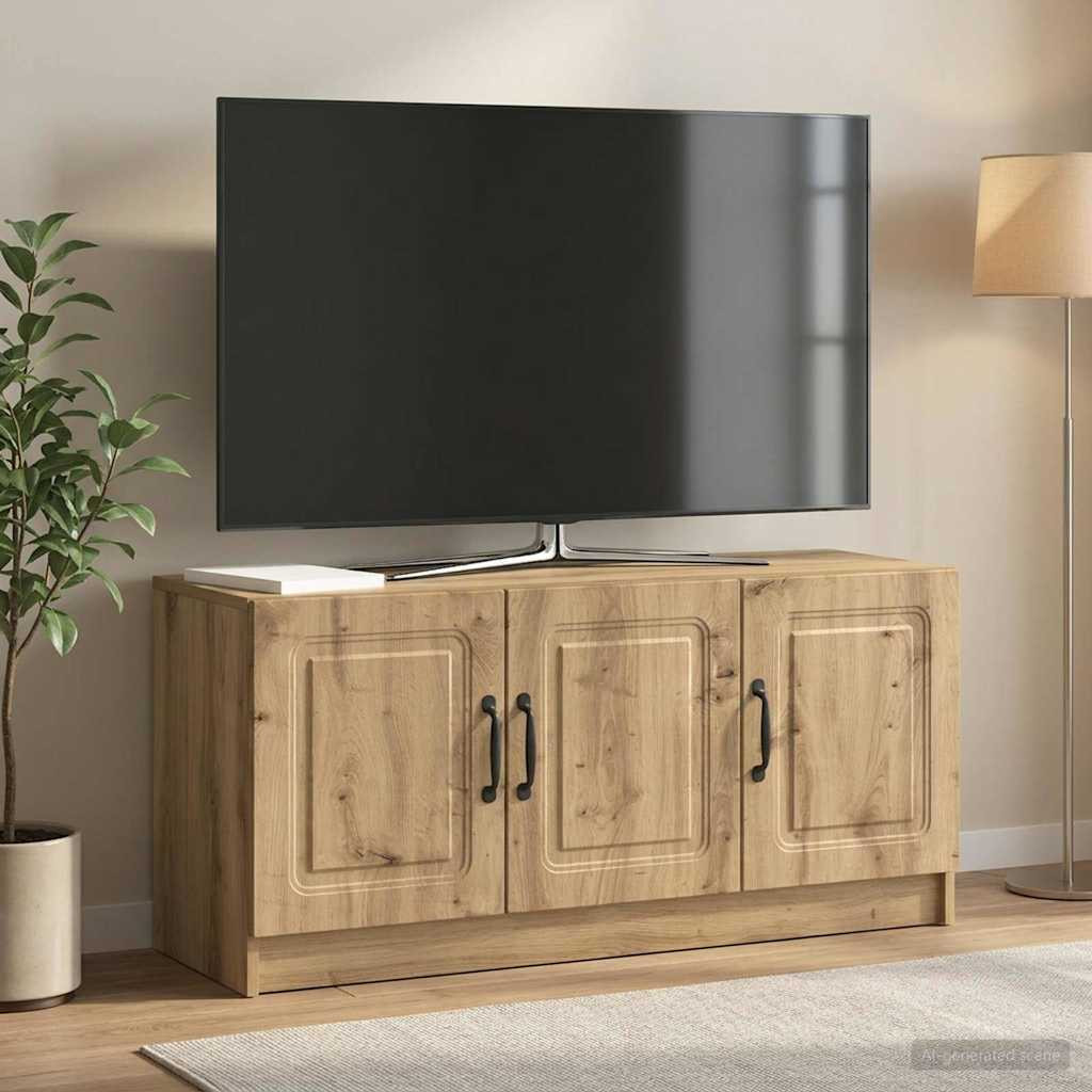 vidaXL TV-Schränk 99 x 34,5 x 47 cm Artisan-Eiche Holzwerkstoff
