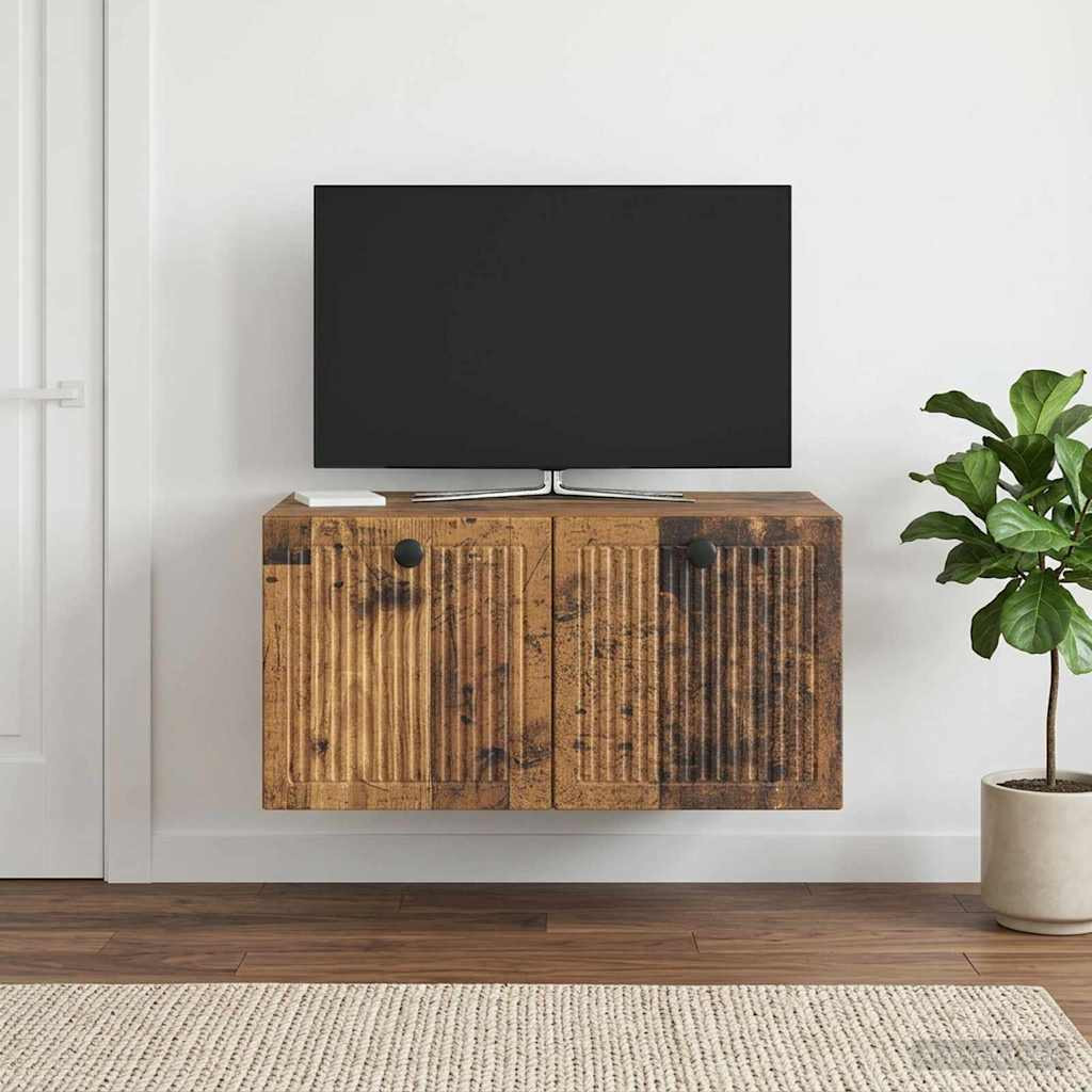 vidaXL Wandmontierter TV-Schrank Altholz 59,5 x 41 x 30 cm