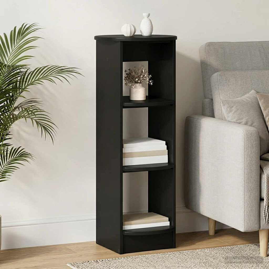 vidaXL Seitenschrank Schwarz 40 x 40 x 100 cm Holzwerkstoff