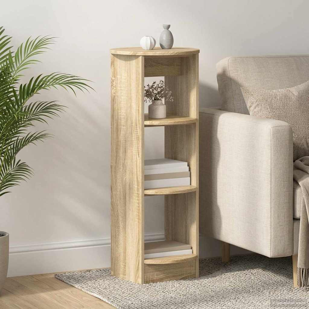 vidaXL Seitenschrank Sonoma-Eiche 40 x 40 x 100 cm Holzwerkstoff