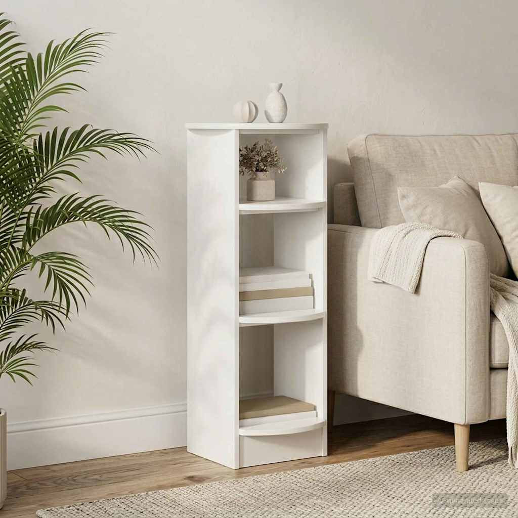 vidaXL Seitenschrank Hochglanz Weiß 40 x 40 x 100 cm Holzwerkstoff