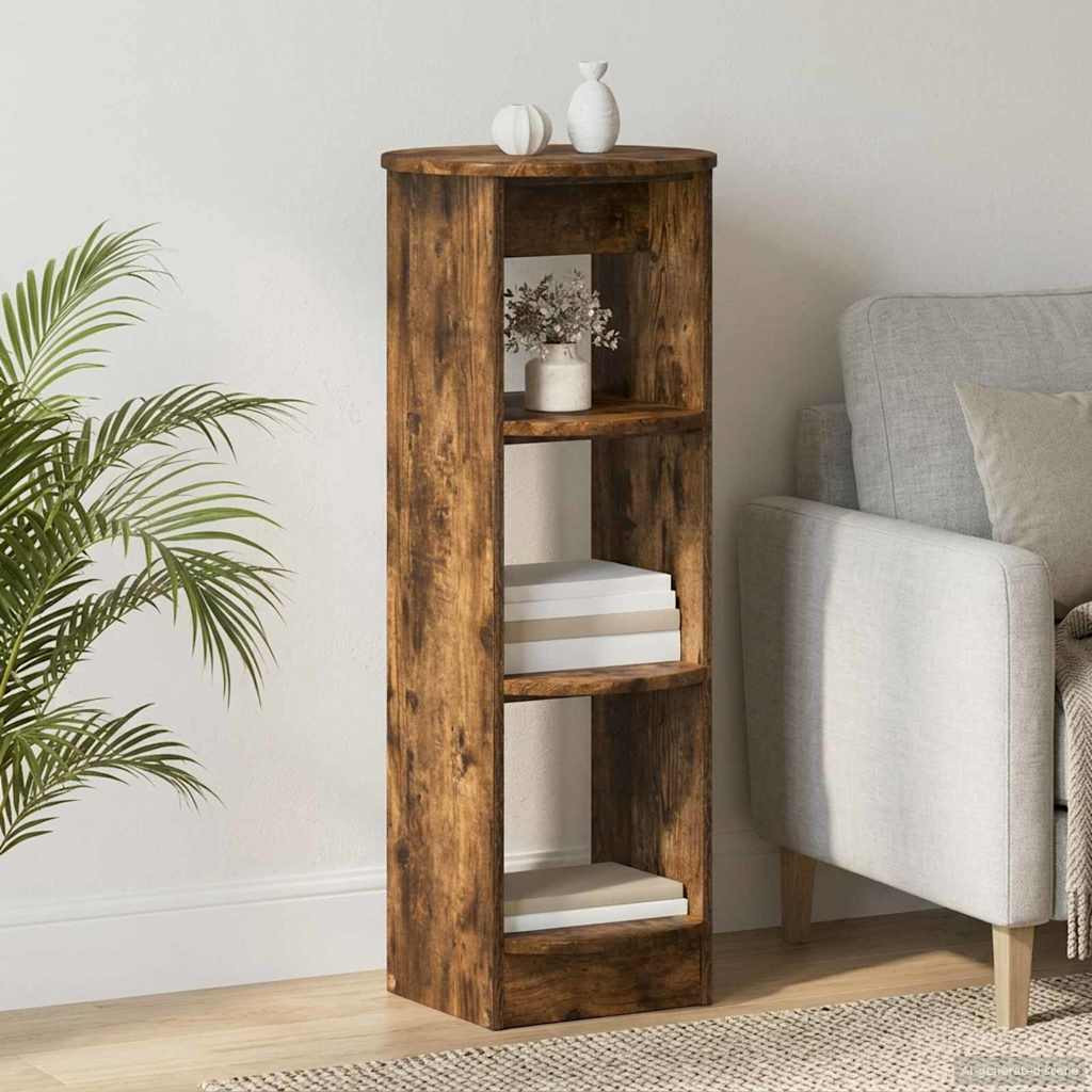 vidaXL Seitenschrank Geräucherte Eiche 40 x 40 x 100 cm Holzwerkstoff