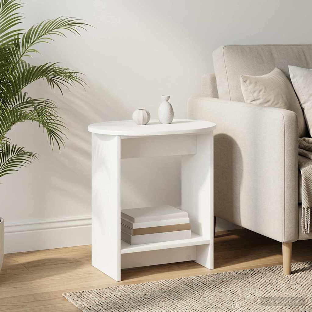 vidaXL Beistelltisch Weiß 50 x 39,5 x 55 cm Holzwerkstoff