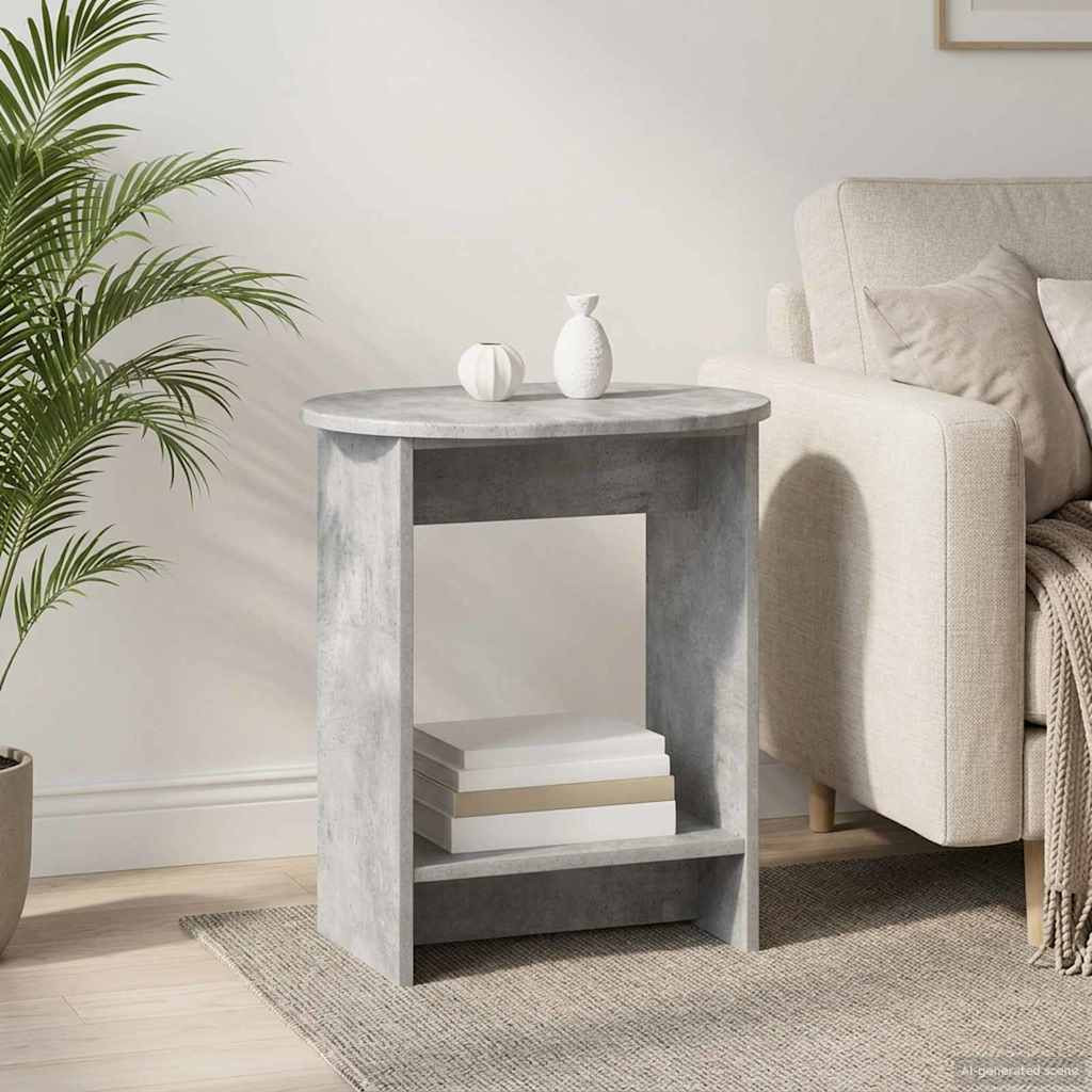 vidaXL Beistelltisch Betongrau 50 x 39,5 x 55 cm Holzwerkstoff