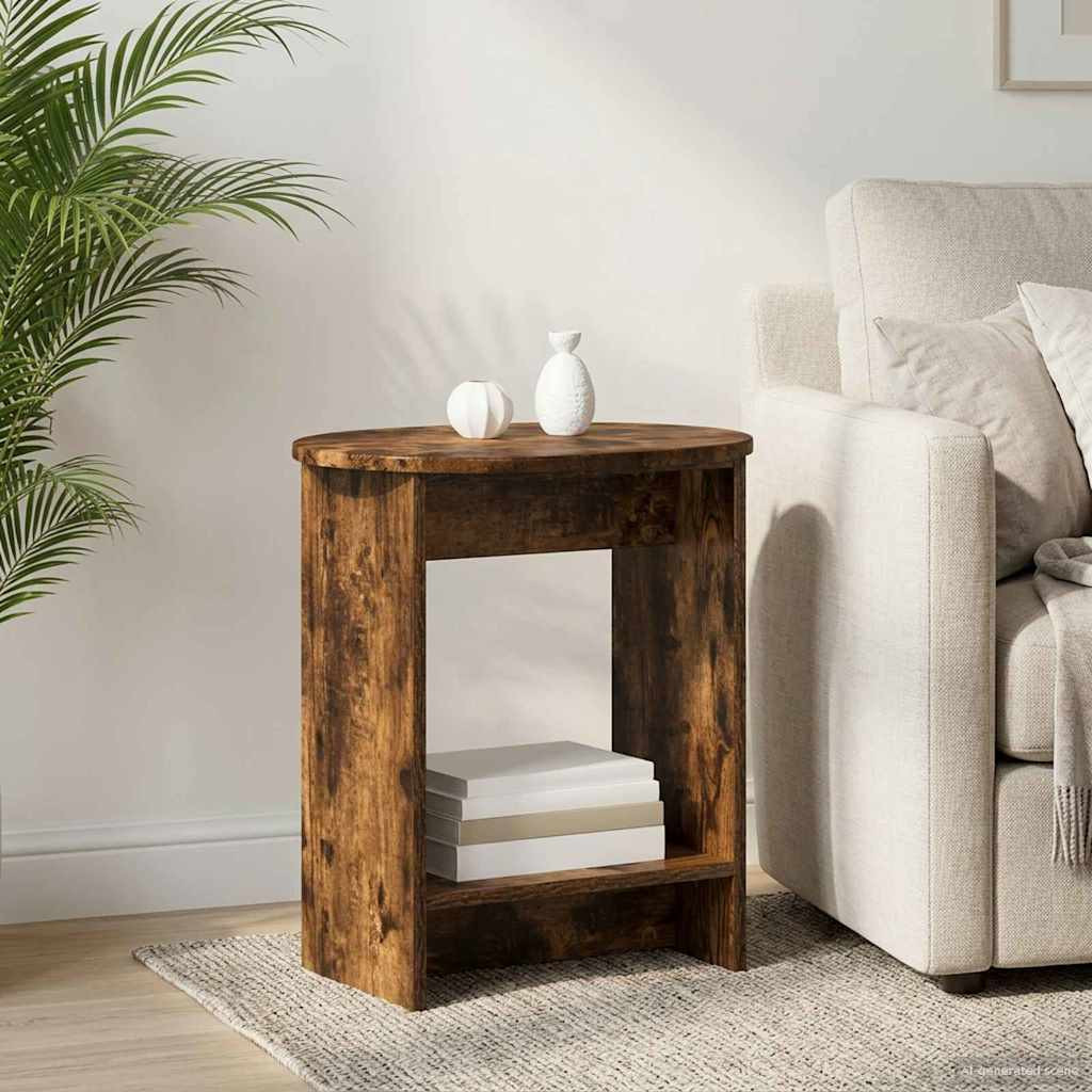 vidaXL Beistelltisch Geräucherte Eiche 50 x 39,5 x 55 cm Holzwerkstoff