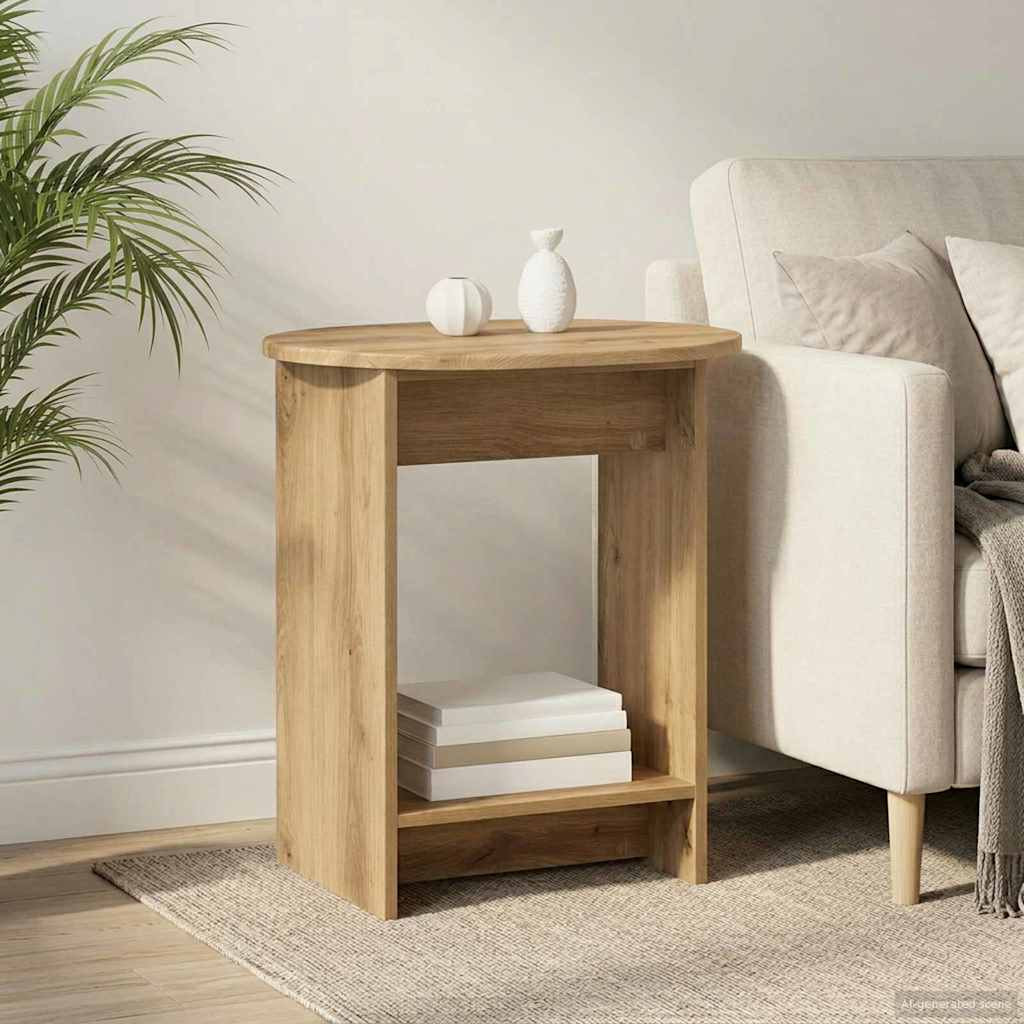 vidaXL Beistelltisch Artisan-Eiche 50 x 39,5 x 55 cm Holzwerkstoff