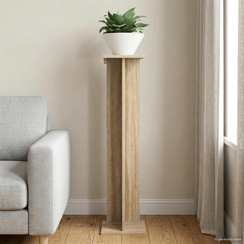 vidaXL Pflanzenständer Sonoma-Eiche 25 x 25,5 x 100,5 cm Holzwerkstoff