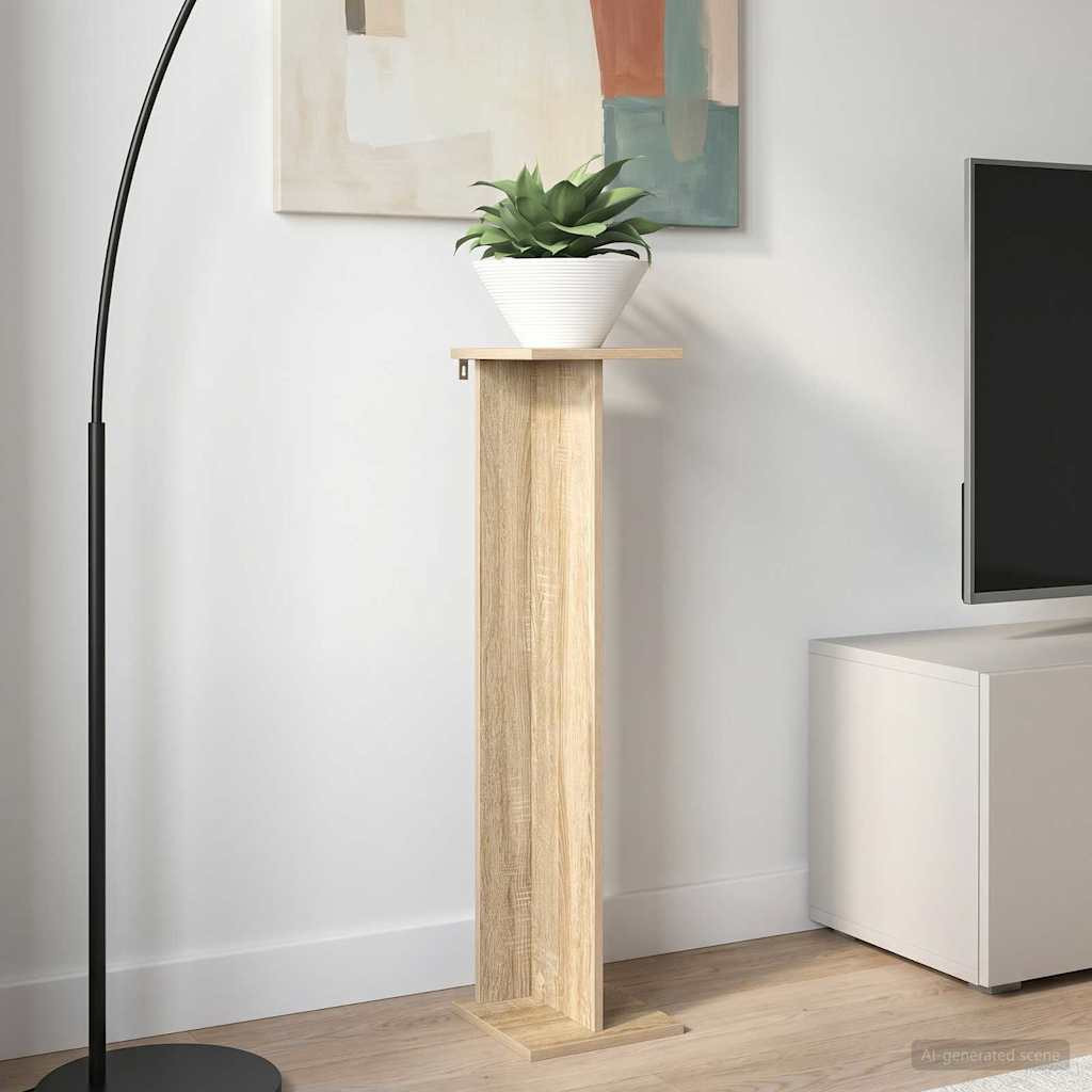 vidaXL Pflanzenständer 2 stk. Sonoma-Eiche 25 x 25,5 x 100,5 cm