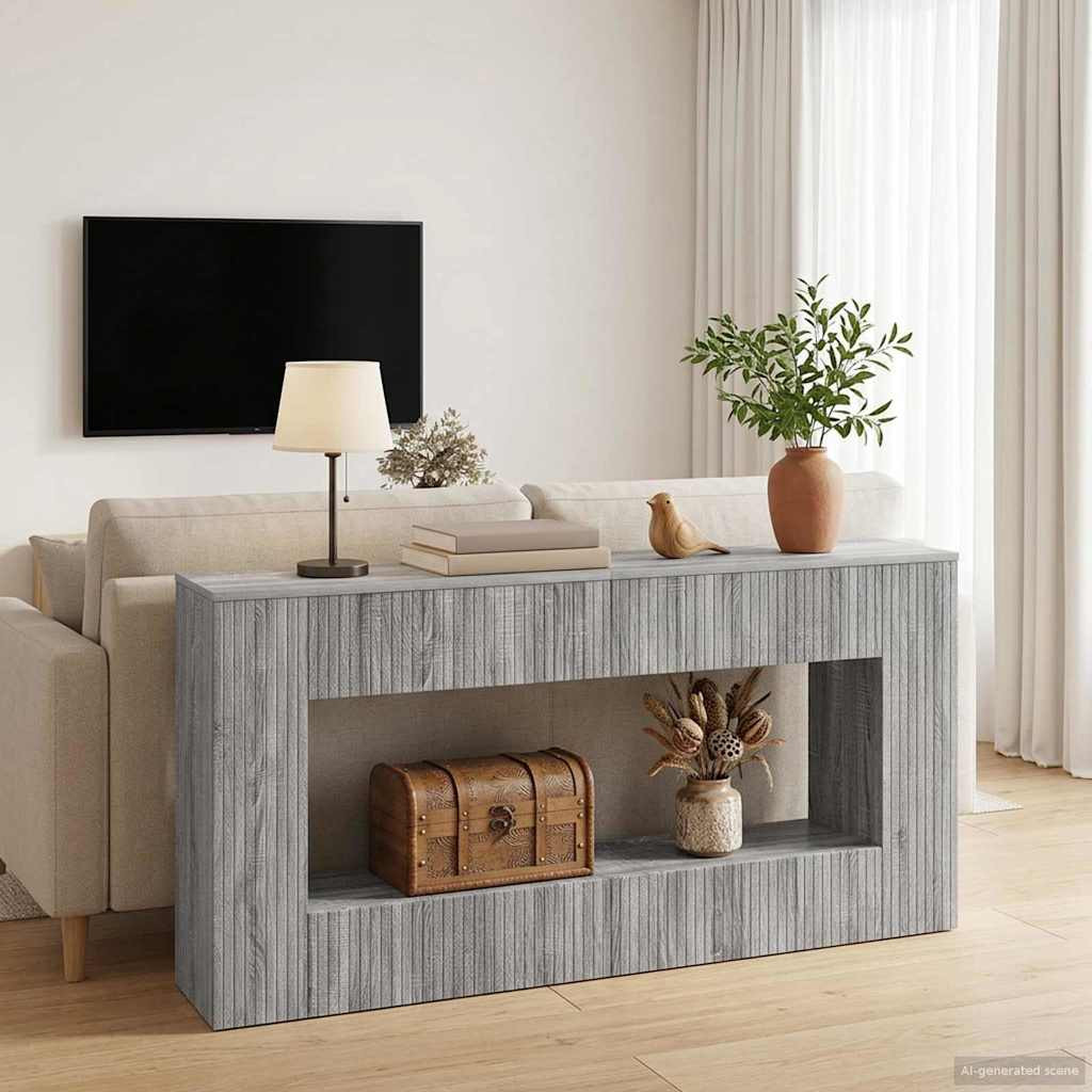 vidaXL Konsolentisch Graues Sonoma 155 x 29 x 74 cm Holzwerkstoff