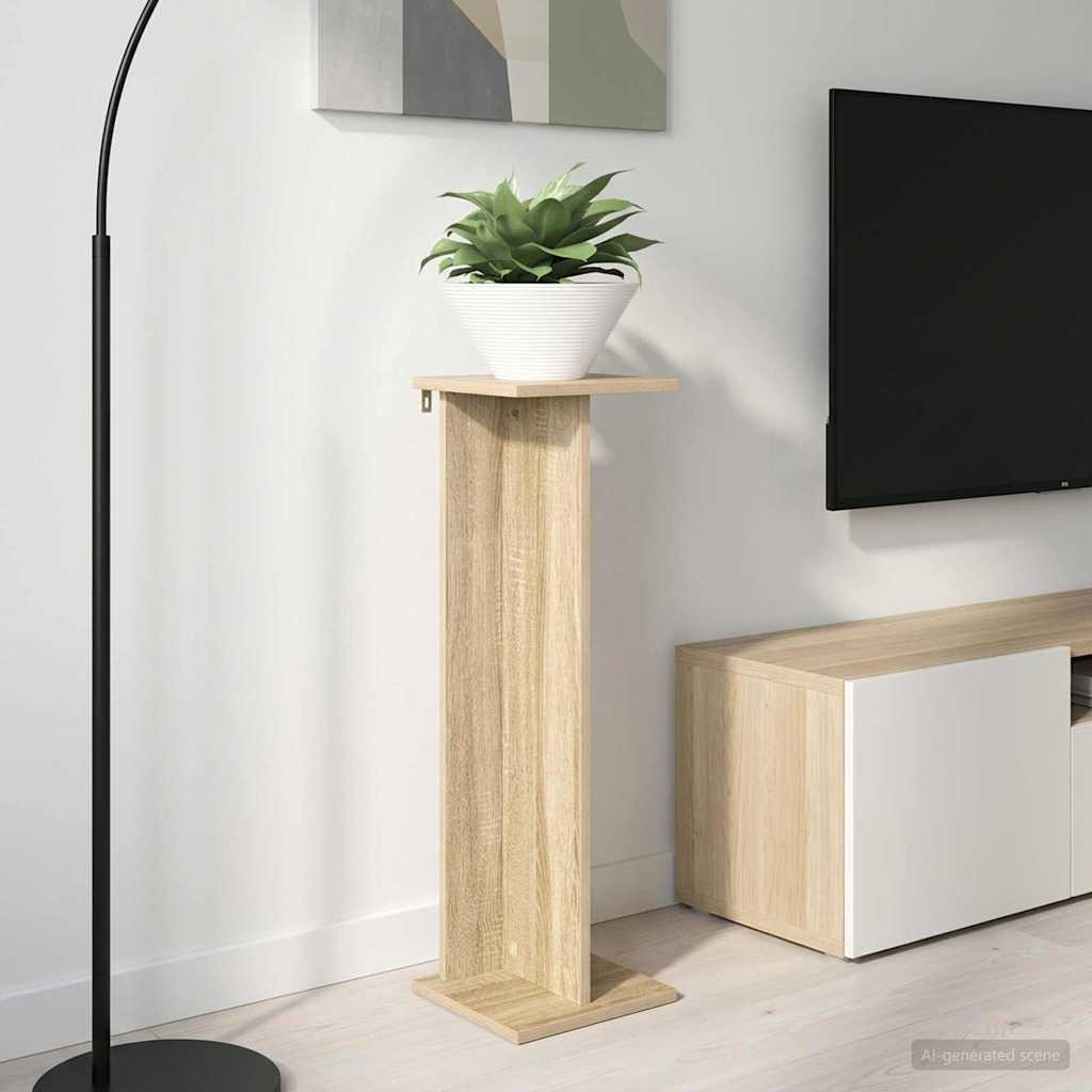 vidaXL Pflanzenständer Sonoma-Eiche 25 x 25,5 x 80,5 cm Holzwerkstoff