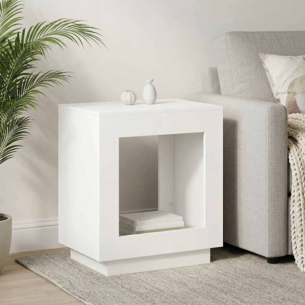 vidaXL Beistelltisch Weiß 60 x 40 x 65 cm Holzwerkstoff