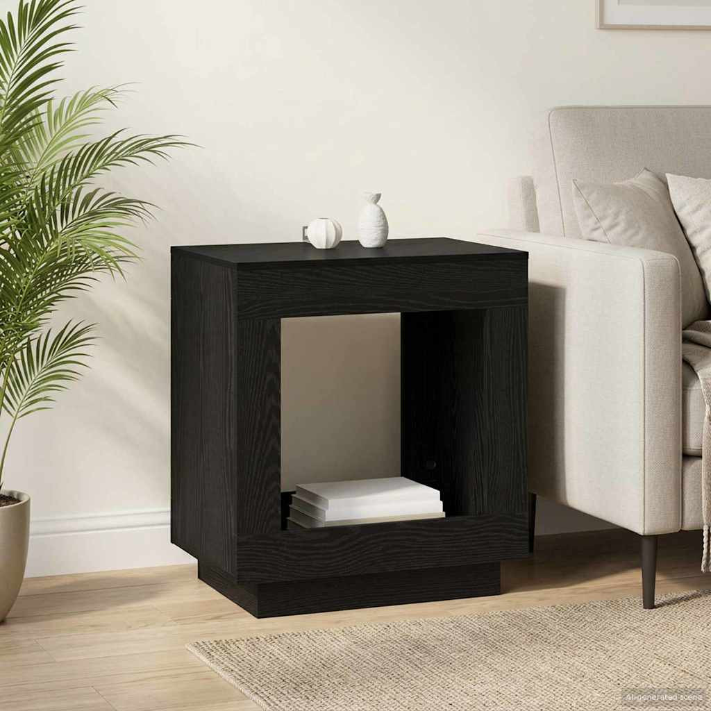 vidaXL Beistelltisch Schwarze Eiche 60 x 40 x 65 cm Holzwerkstoff