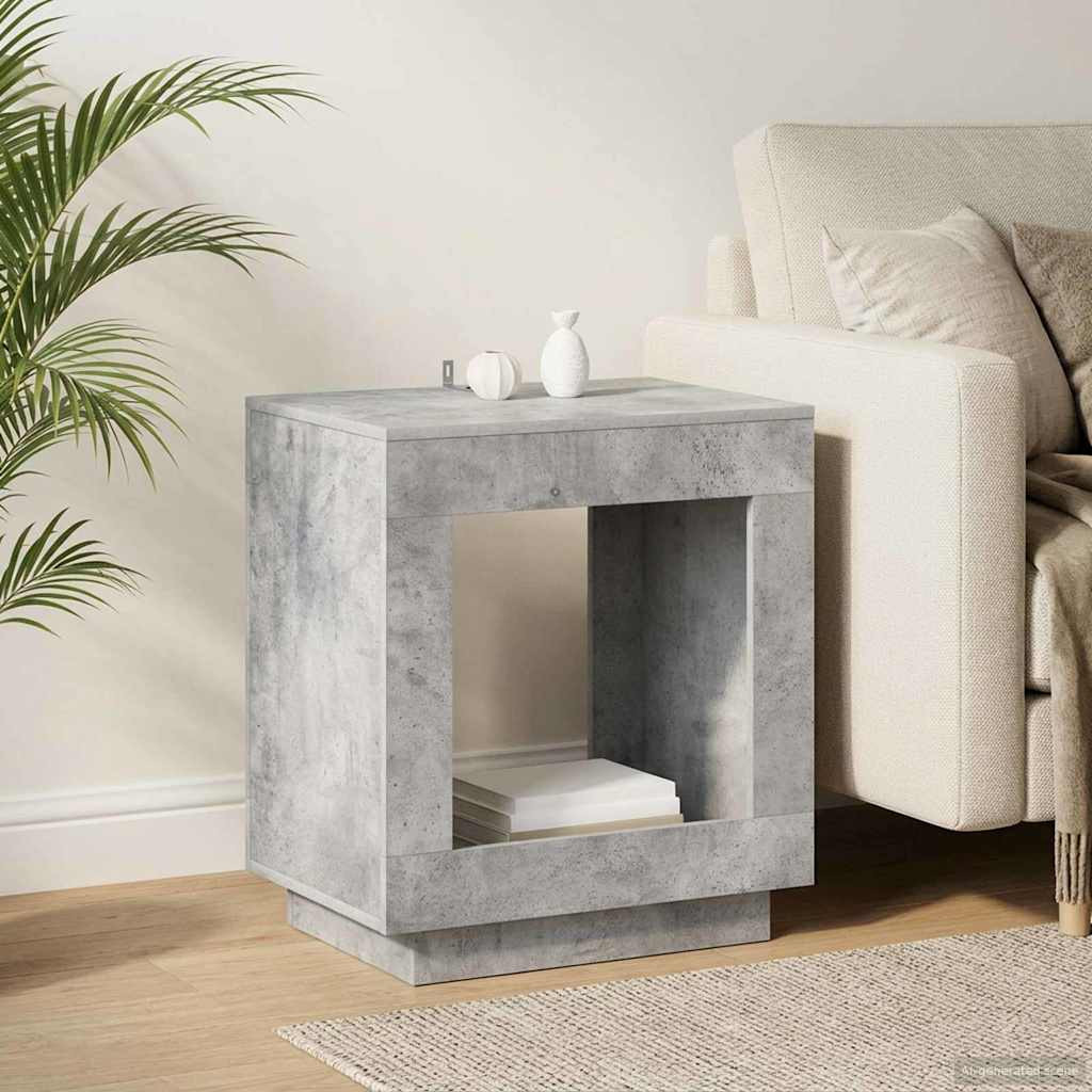 vidaXL Beistelltisch Betongrau 60 x 40 x 65 cm Holzwerkstoff