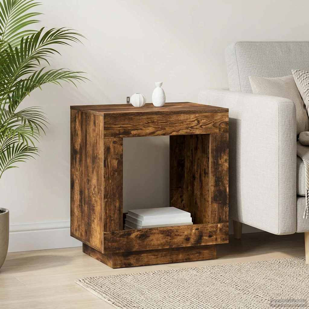 vidaXL Beistelltisch Geräucherte Eiche 60 x 40 x 65 cm Holzwerkstoff