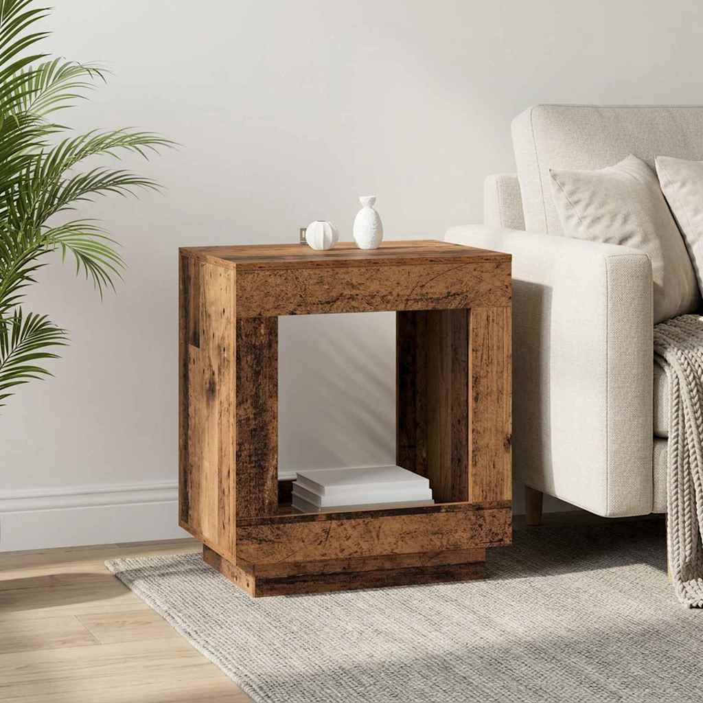 vidaXL Beistelltisch Altholz 60 x 40 x 65 cm Holzwerkstoff