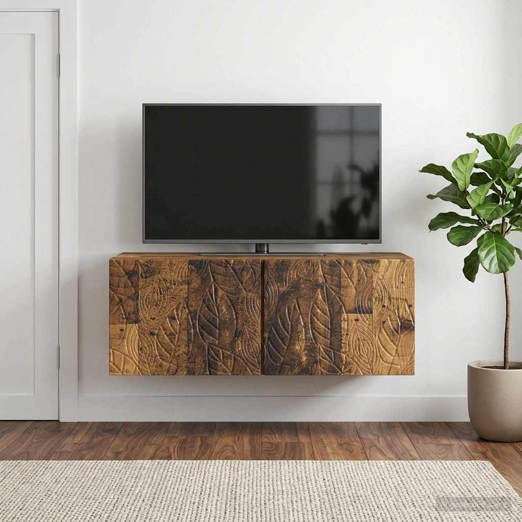 vidaXL Wandmontierter TV-Schrank 59,5 x 41 x 30 cm Altholz