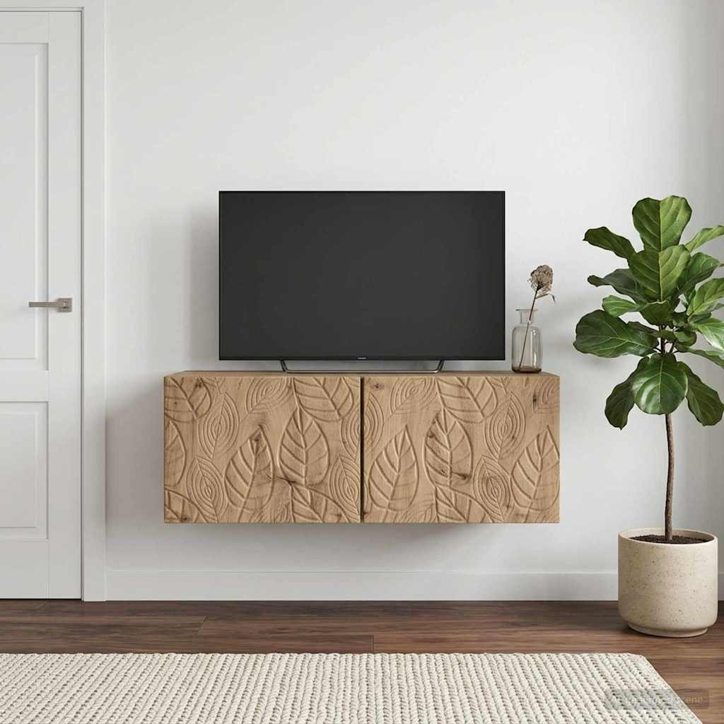 vidaXL Wandmontierter TV-Schrank 59,5 x 41 x 30 cm Artisan-Eiche