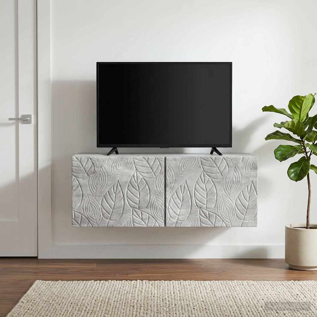 vidaXL Wandmontierter TV-Schrank 78,5 x 41 x 30 cm Betongrau