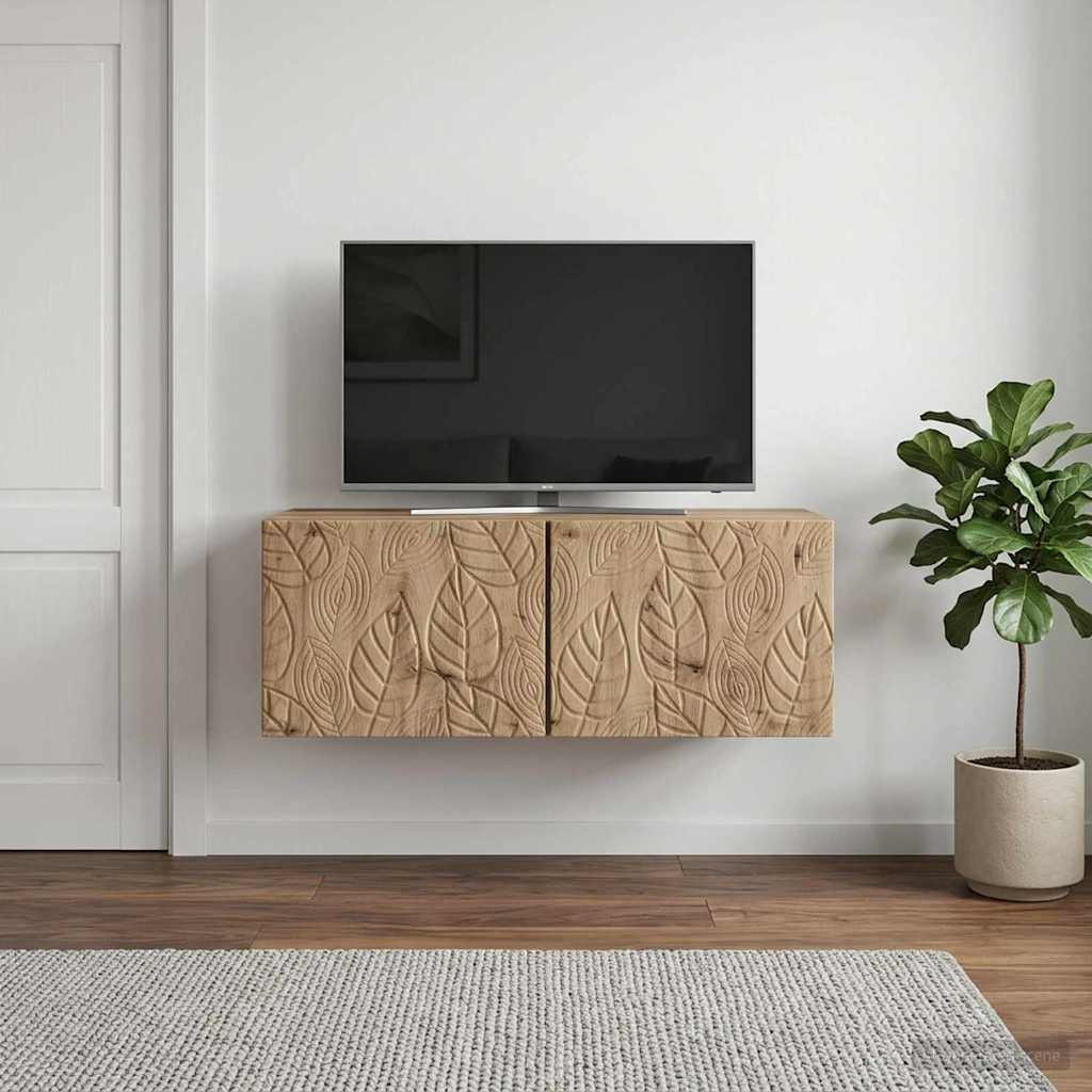 vidaXL Wandmontierter TV-Schrank 78,5 x 41 x 30 cm Artisan-Eiche