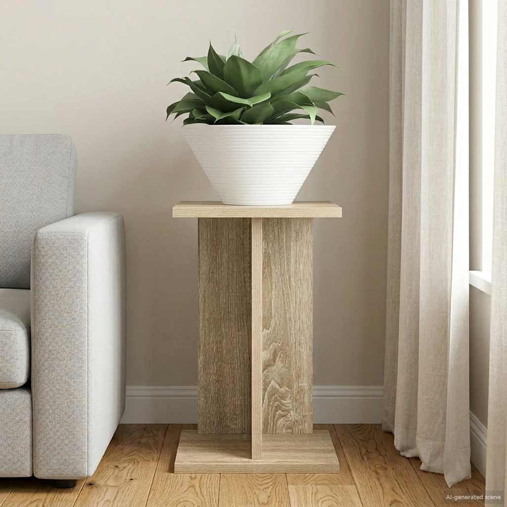vidaXL Pflanzenständer Sonoma-Eiche 25 x 25,5 x 40,5 cm Holzwerkstoff