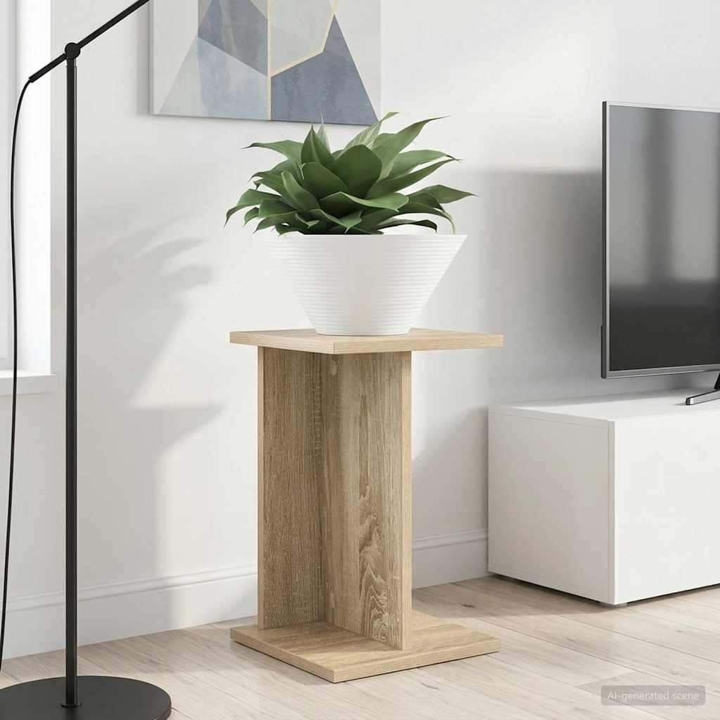vidaXL Pflanzenständer 2 stk. Sonoma-Eiche 25 x 25,5 x 40,5 cm