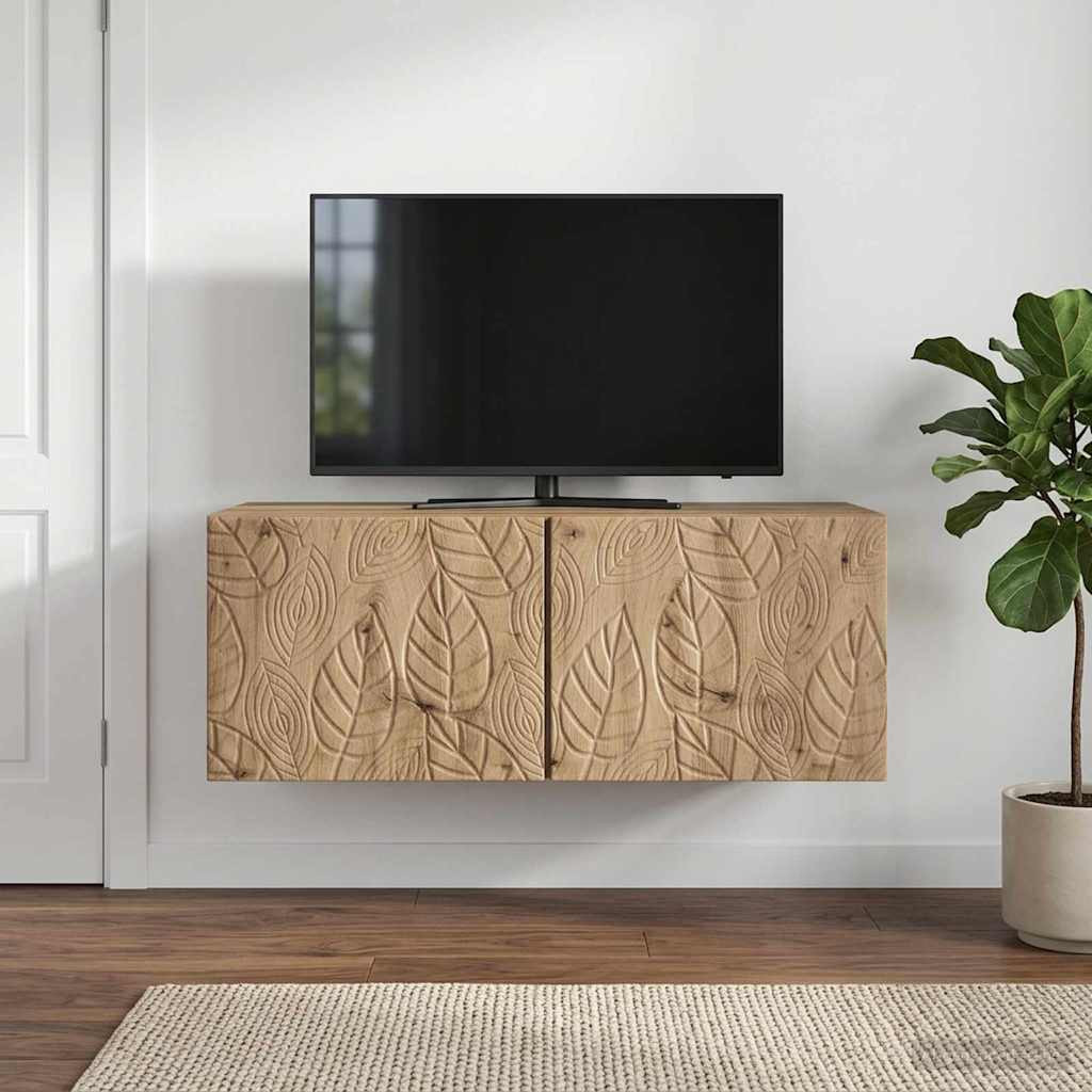 vidaXL Wandmontierter TV-Schrank 59,5 x 31 cm Artisan-Eiche