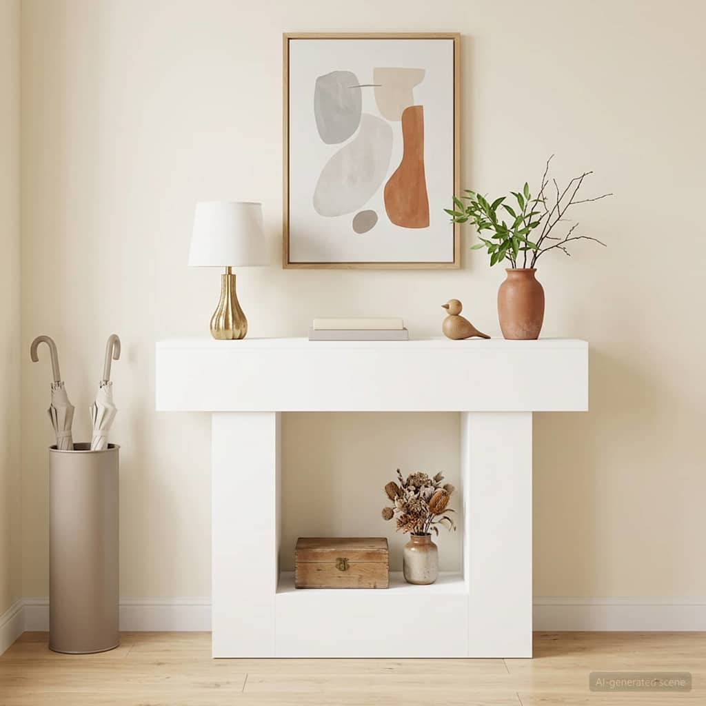vidaXL Weiß 101 x 30 x 74 cm