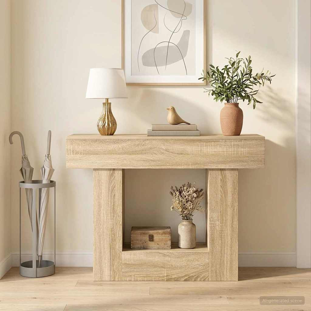 vidaXL Sonoma-Eiche 101 x 30 x 74 cm