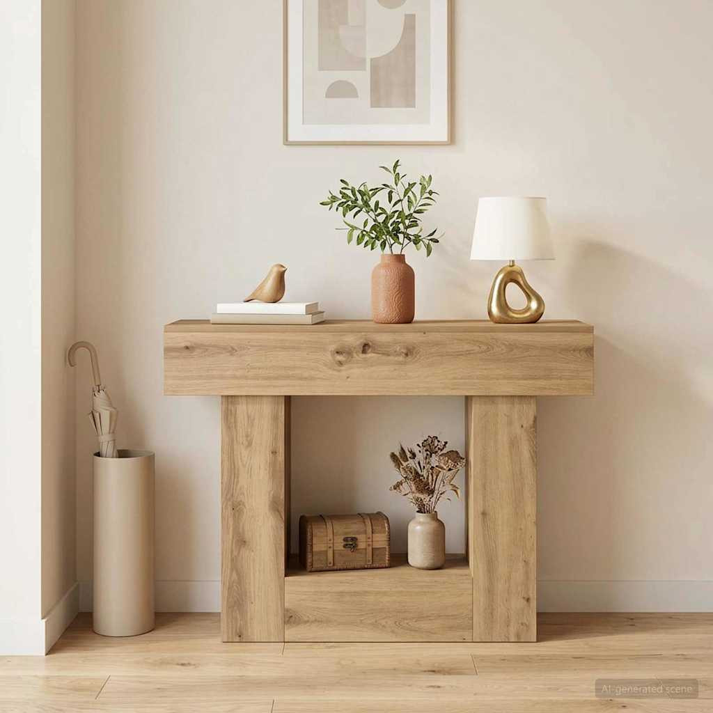 vidaXL Artisan-Eiche 101 x 30 x 74 cm